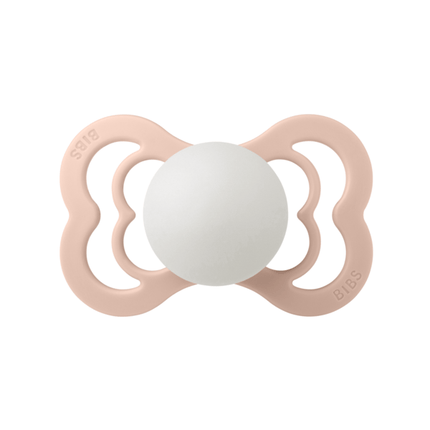BIBS Speen Maat 2 Blush Night Supreme Silicone koop je bij Babywinkel