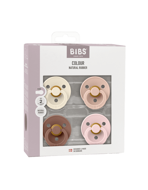 BIBS Speen Maat 2 Colour Ivory/Blush/Woodchuck/Blossom 4St koop je bij Babywinkel