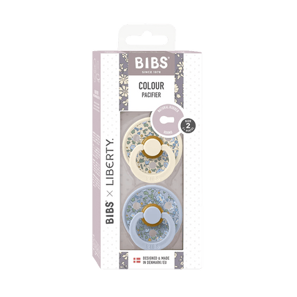 BIBS Speen Maat 2 Eloise/Dusty Blue 2St koop je bij Babywinkel