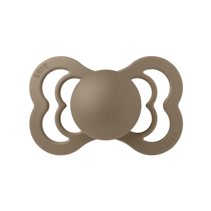 BIBS Speen Maat 2 Latex Supreme Dark Oak koop je bij Babywinkel