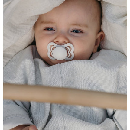 BIBS Speen Maat 2 Silicone Supreme Dark Oak koop je bij Babywinkel