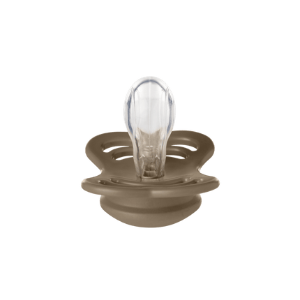 BIBS Speen Maat 2 Silicone Supreme Dark Oak koop je bij Babywinkel