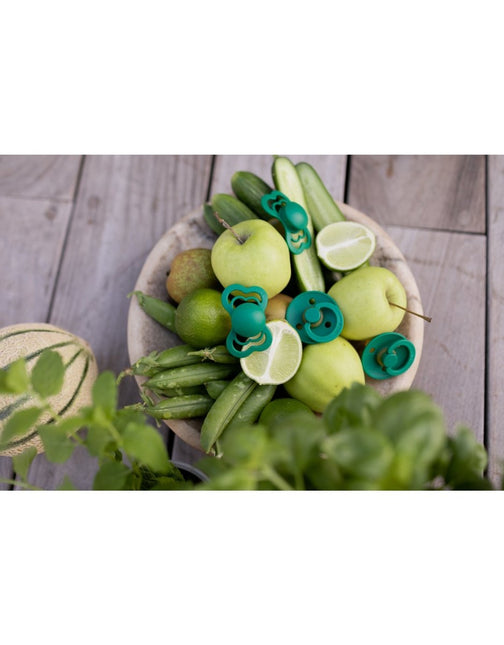 BIBS Speen Maat 2 Silicone Supreme Evergreen koop je bij Babywinkel