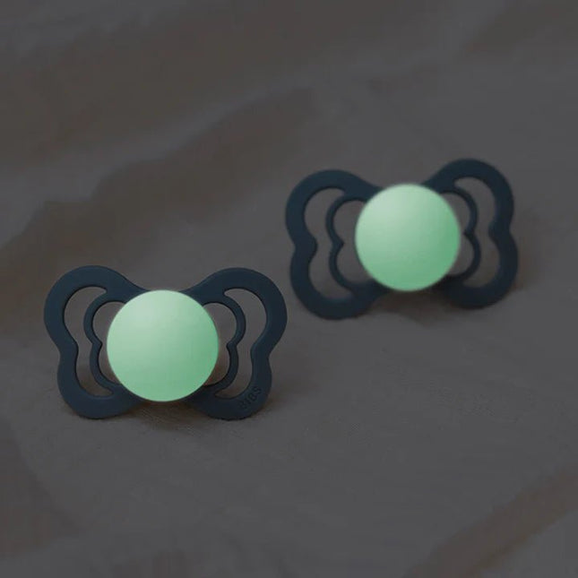 BIBS Speen Maat 2 Vanilla Night Supreme Silicone koop je bij Babywinkel