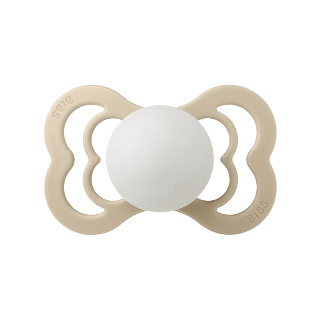 BIBS Speen Maat 2 Vanilla Night Supreme Silicone koop je bij Babywinkel