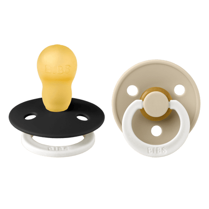 BIBS Speen Maat 3 Black Glow/Vanilla Glow 2St koop je bij Babywinkel