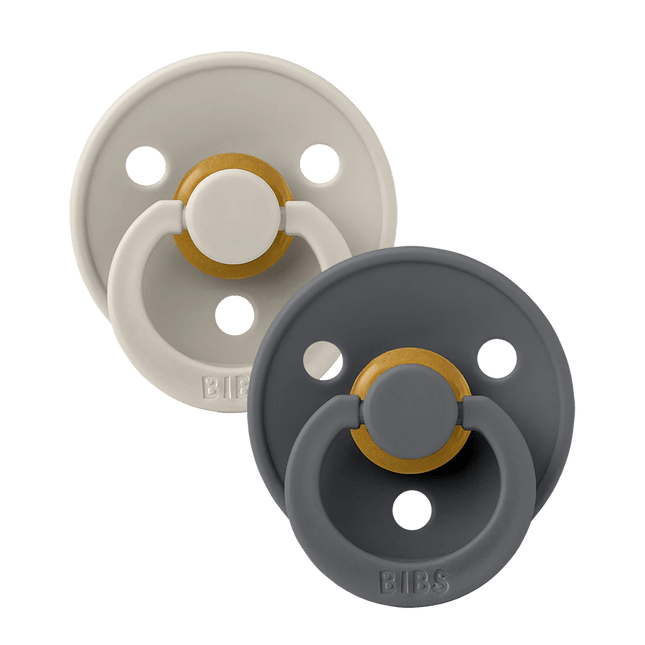 BIBS Speen Maat 3 Sand/Iron 2St koop je bij Babywinkel