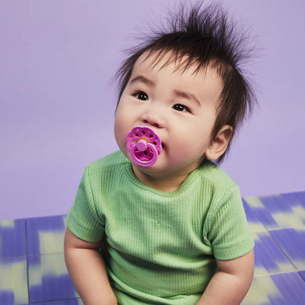 BIBS Spenen Maat 2 BOHEME Bubblegum/Peri 2st koop je bij Babywinkel