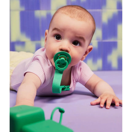 BIBS Spenen Maat 2 Colour Latex Matcha/Cactus 2st koop je bij Babywinkel