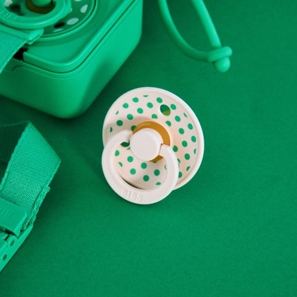 BIBS Spenen Maat 2 Pacifier Studio Colour Polka Latex Petal/Cactus 2st koop je bij Babywinkel