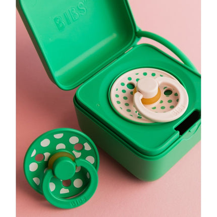 BIBS Spenen Maat 2 Pacifier Studio Colour Polka Latex Petal/Cactus 2st koop je bij Babywinkel
