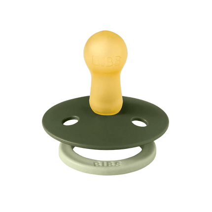 BIBS Spenen Pacifier Studio Fusion 2 pack Sage/Hunter green Maat 2 koop je bij Babywinkel