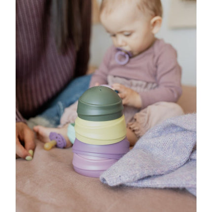 BIBS Stapeltoren Pastel Rainbow koop je bij Babywinkel