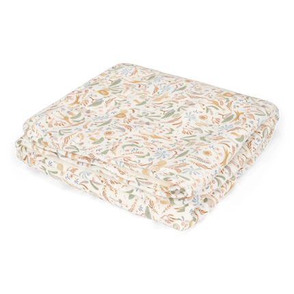 Little Dutch Fleece-sengetæppe Blooming Safari