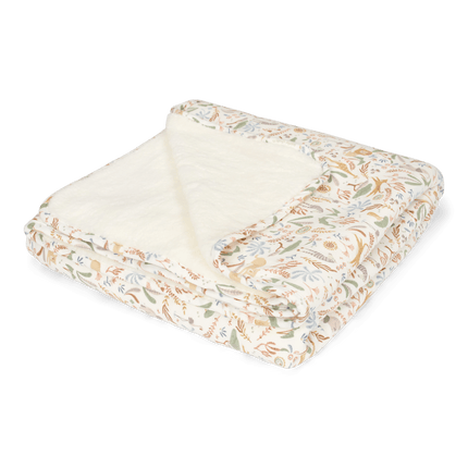 Little Dutch Fleece-sengetæppe Blooming Safari