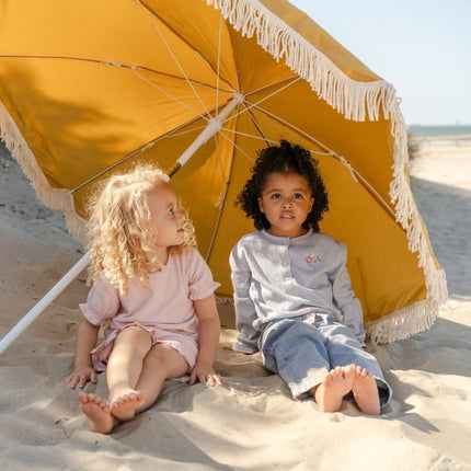Blouse lange mouw Denim Blue Stripe koop je bij Babywinkel
