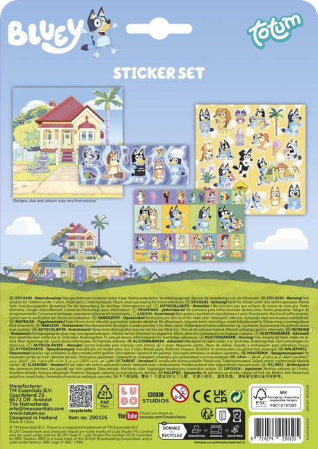 Bluey Stickers 3st koop je bij Babywinkel