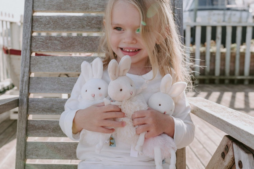 Bunnies By The Bay Knuffel Roly Poly Konijn Creme 13cm koop je bij Babywinkel
