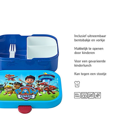 Mepal Lunchbox Bento Campus Paw Patrol Pups Met Vork koop je bij Babywinkel