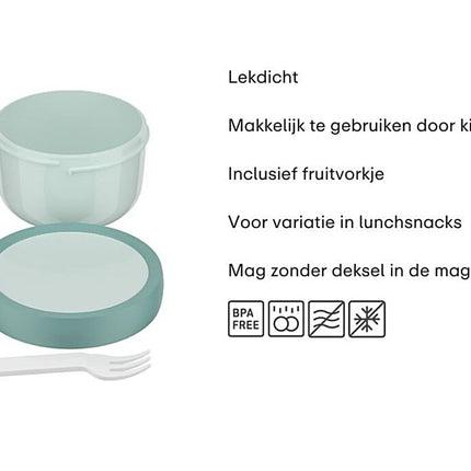 Mepal Fruitbox Campus Fairy Garden Met Vork 300Ml koop je bij Babywinkel