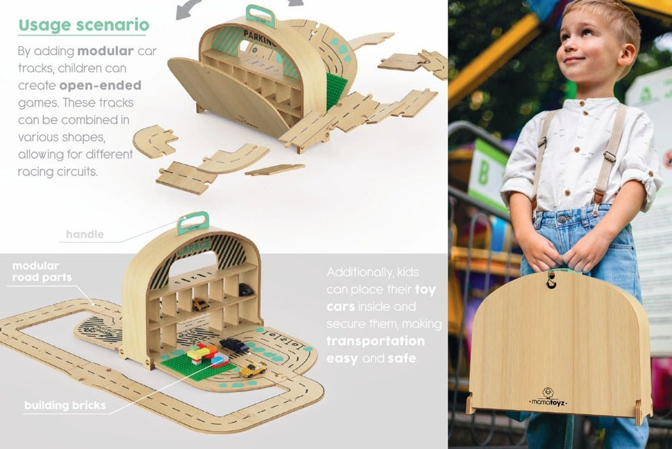 Mamatoyz Speelgoed Autogarage Carpark koop je bij Babywinkel