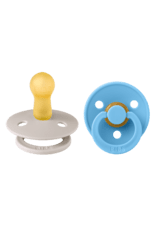 BIBS Speen Maat 2 Latex Mushroom/Breeze 2St koop je bij Babywinkel