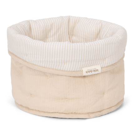 Little Dutch Commodemandje Pure Soft Beige Stripe Klein koop je bij Babywinkel