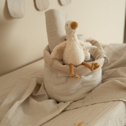 Little Dutch Commodemandje Pure Soft Beige Stripe Klein koop je bij Babywinkel