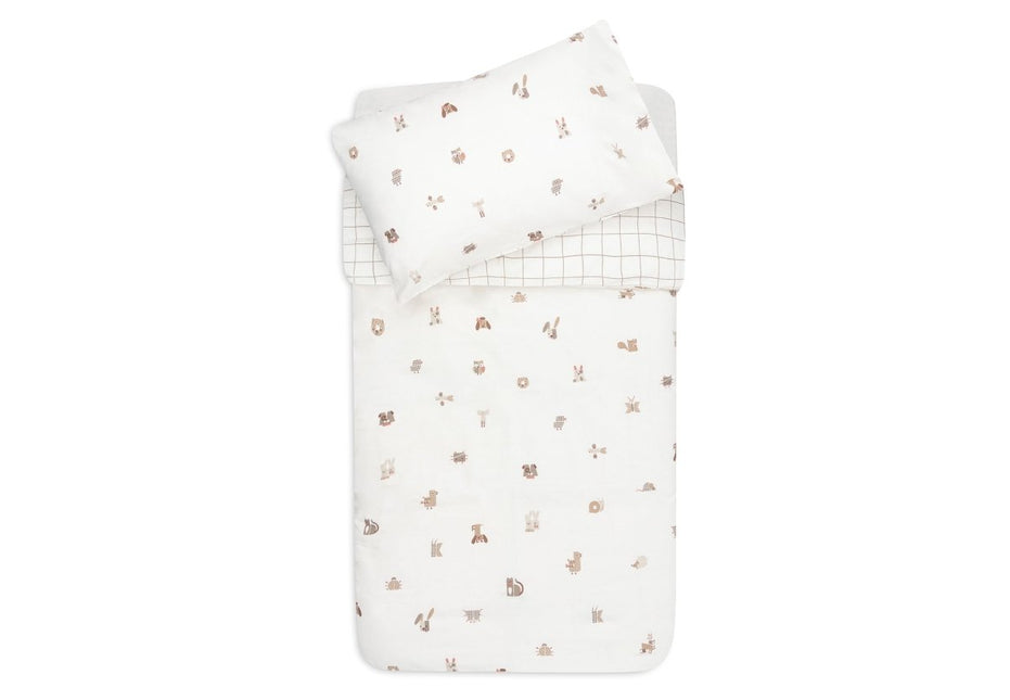 Jollein Dekbedovertrek Peuter Animal Friends 100X140Cm koop je bij Babywinkel