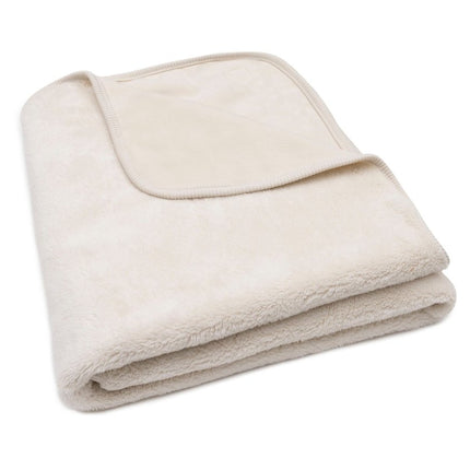 Jollein Ledikantdeken Basic Jersey/ Sherpa Oatmeal 100X150Cm koop je bij Babywinkel