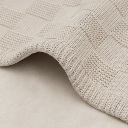 Jollein Ledikantdeken Warm Sand/Velvet 100X150Cm koop je bij Babywinkel