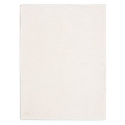 Jollein Wiegdeken Basic Knit Ivory/Coral Fleece 75X100Cm koop je bij Babywinkel