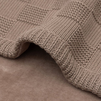 Jollein Wiegdeken Milky Coffee/ Velvet 75X100Cm koop je bij Babywinkel