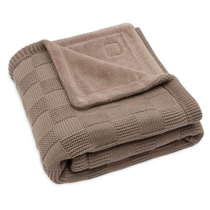 Jollein Wiegdeken Milky Coffee/ Velvet 75X100Cm koop je bij Babywinkel