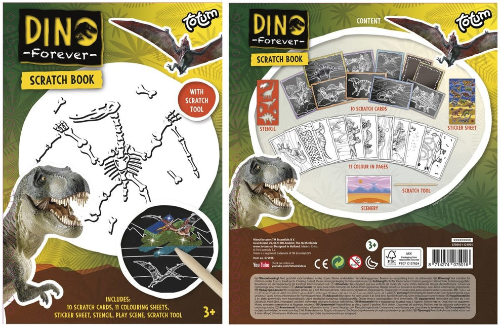 Dino Kras en Kleurboek in 1 koop je bij Babywinkel