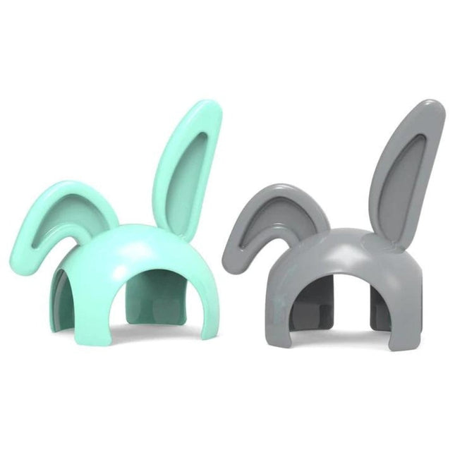 Alecto Babyfoon Divm - Ears Cover Konijnenoren Grijs En Groen Voor Smartbaby10 & Divm - 850 koop je bij Babywinkel