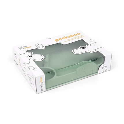 Done by Deer Baby Bordje Peekaboo Deer Friends Green koop je bij Babywinkel