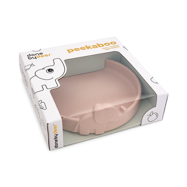 Done by Deer Baby Bordje Peekaboo Elphee Powder koop je bij Babywinkel