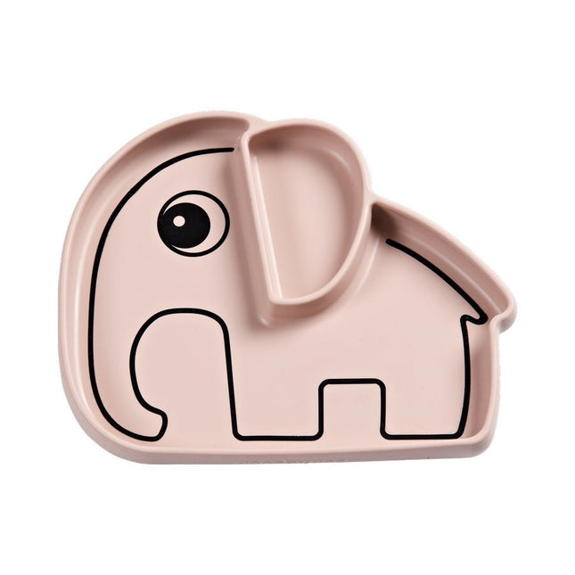 Done by Deer Baby Bordje Siliconen Stick&Stay Elphee Powder koop je bij Babywinkel