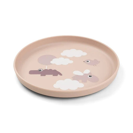Done by Deer Babybord Happy Clouds Powder Rond koop je bij Babywinkel