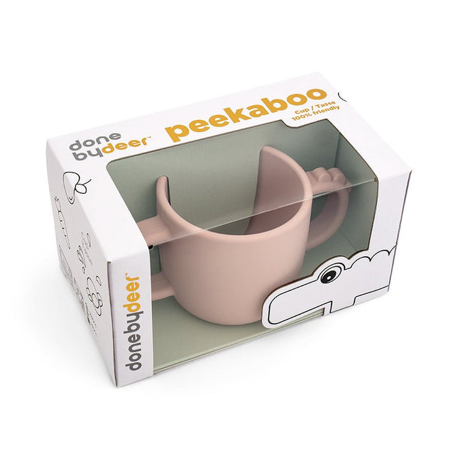 Done by Deer Bekertje Peekaboo 2 - Greep Croco Powder koop je bij Babywinkel