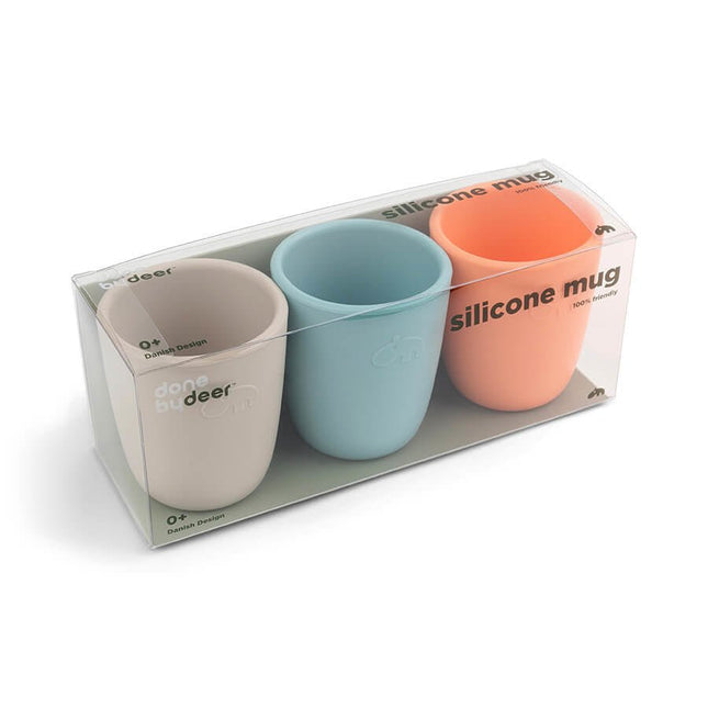 Done by Deer Bekertje Silicone Kleuren Mix 3st koop je bij Babywinkel