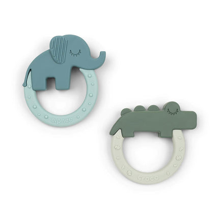 Done by Deer Bijtring Tether Deer Friends Green/Blue 2st koop je bij Babywinkel