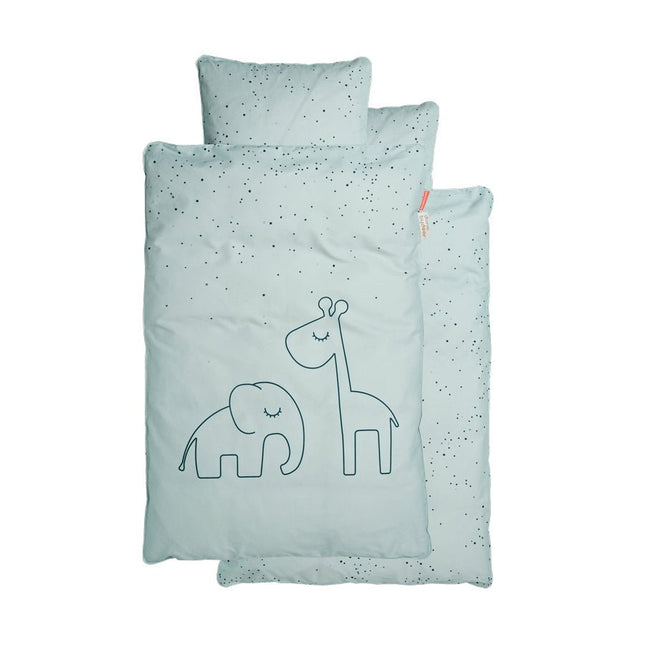 Done by Deer Dekbedovertrek Dreamy Dots Blue 70x80cm koop je bij Babywinkel
