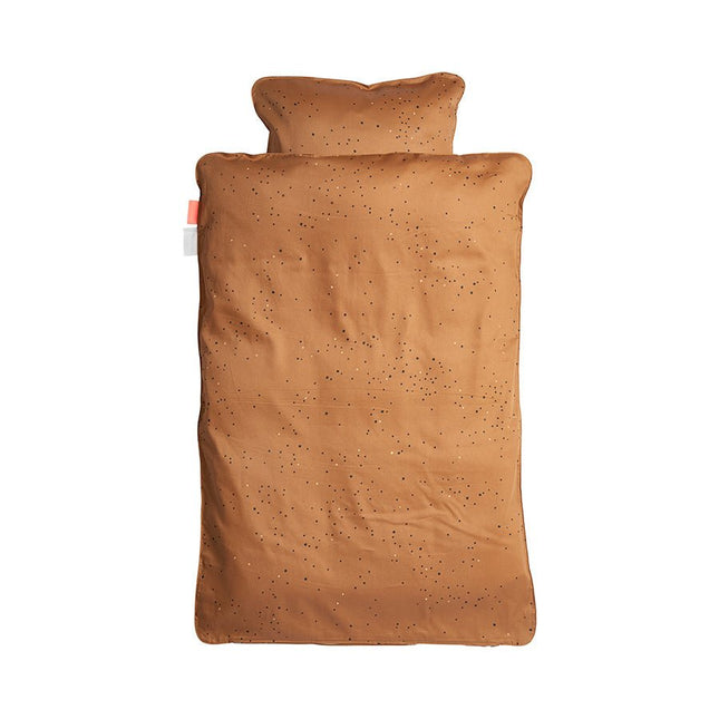 Done by Deer Dekbedovertrek Dreamy Dots Mustard 80x80cm koop je bij Babywinkel