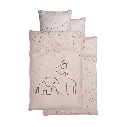Done by Deer Dekbedovertrek Dreamy Dots Powder 100x130cm koop je bij Babywinkel