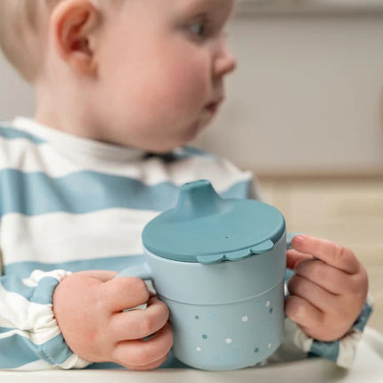 Done by Deer Drinkbeker Happy Dots Blue koop je bij Babywinkel
