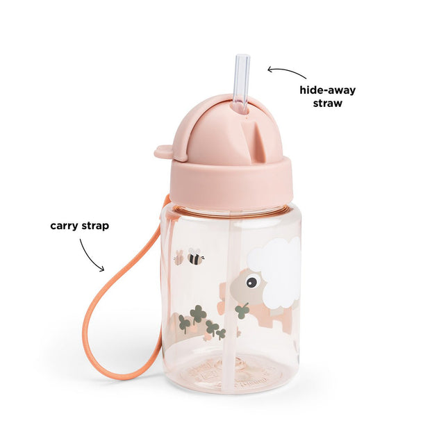 Done by Deer Drinkbeker Tiny Farm Roze 280Ml koop je bij Babywinkel