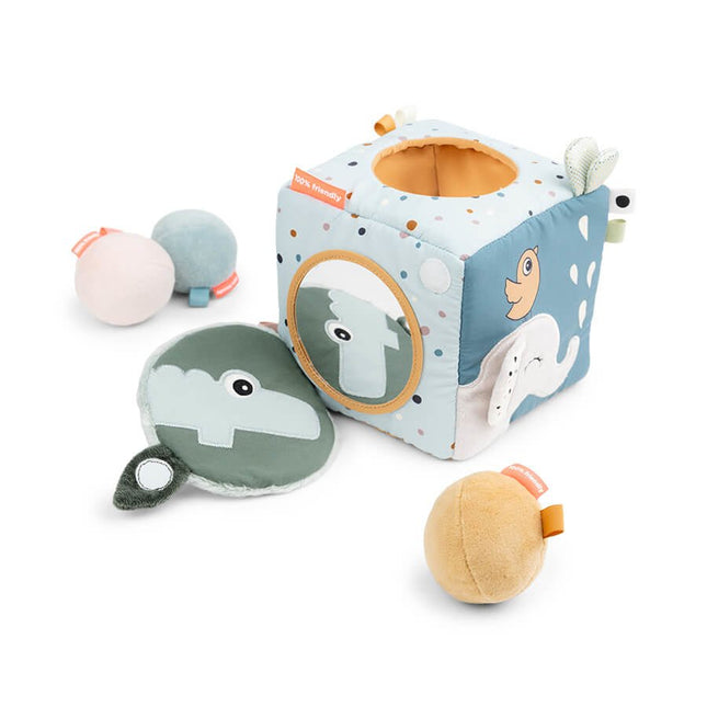 Done by Deer Educatief Speelgoed Kubus Deer Friends Kleuren Mix koop je bij Babywinkel