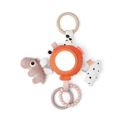 Done by Deer Hangspeeltje Happy Clouds Spiegel Papaya koop je bij Babywinkel